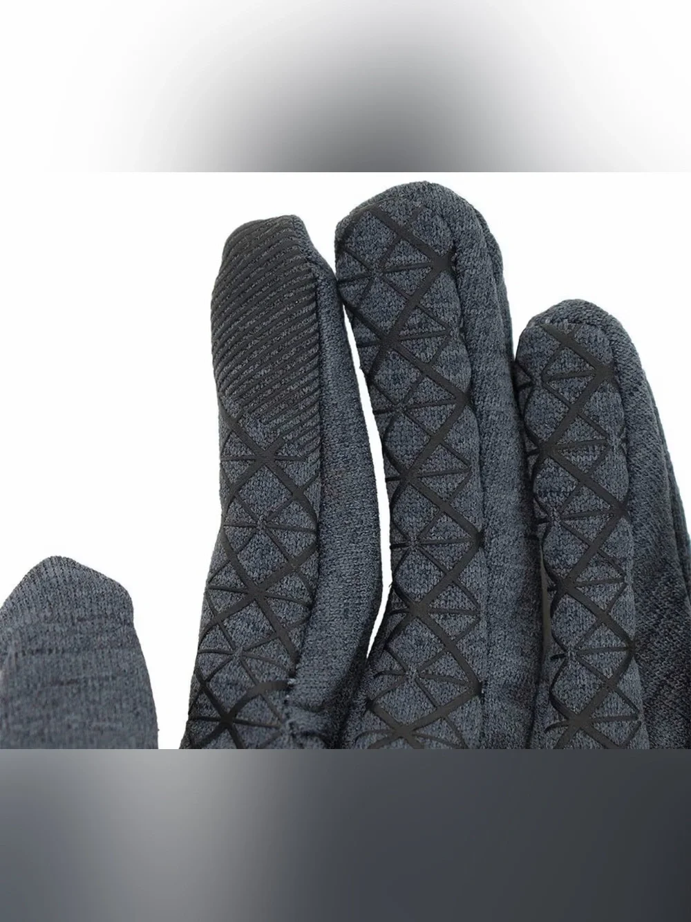 Nike Sphere Men’s Running Gloves Size Medium NWT Gray Dri-FIT Touch Screen Glove